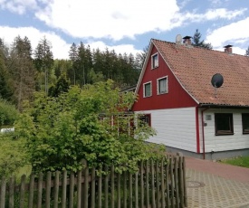 Beautiful semi-detached house in the Harz with wood stove, garden and direct river access
